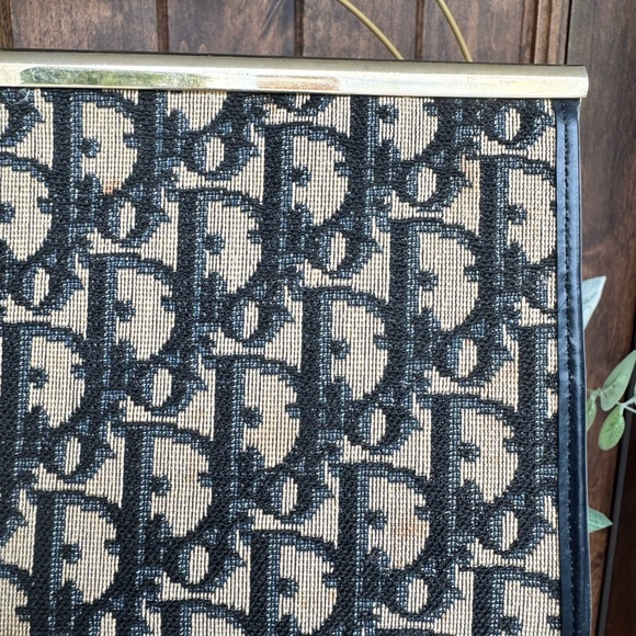 Vintage Dior Navy Blue Monogram Clutch - Picture 5 of 16